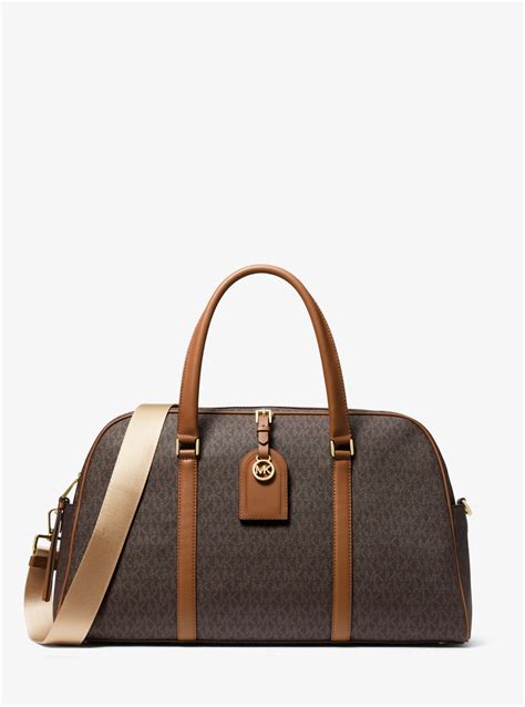 michael kors large heritage logo weekender|Michael Kors.